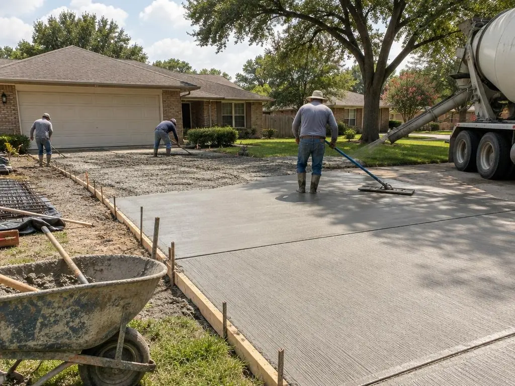 Concrete Driveways in Mesquite, TX