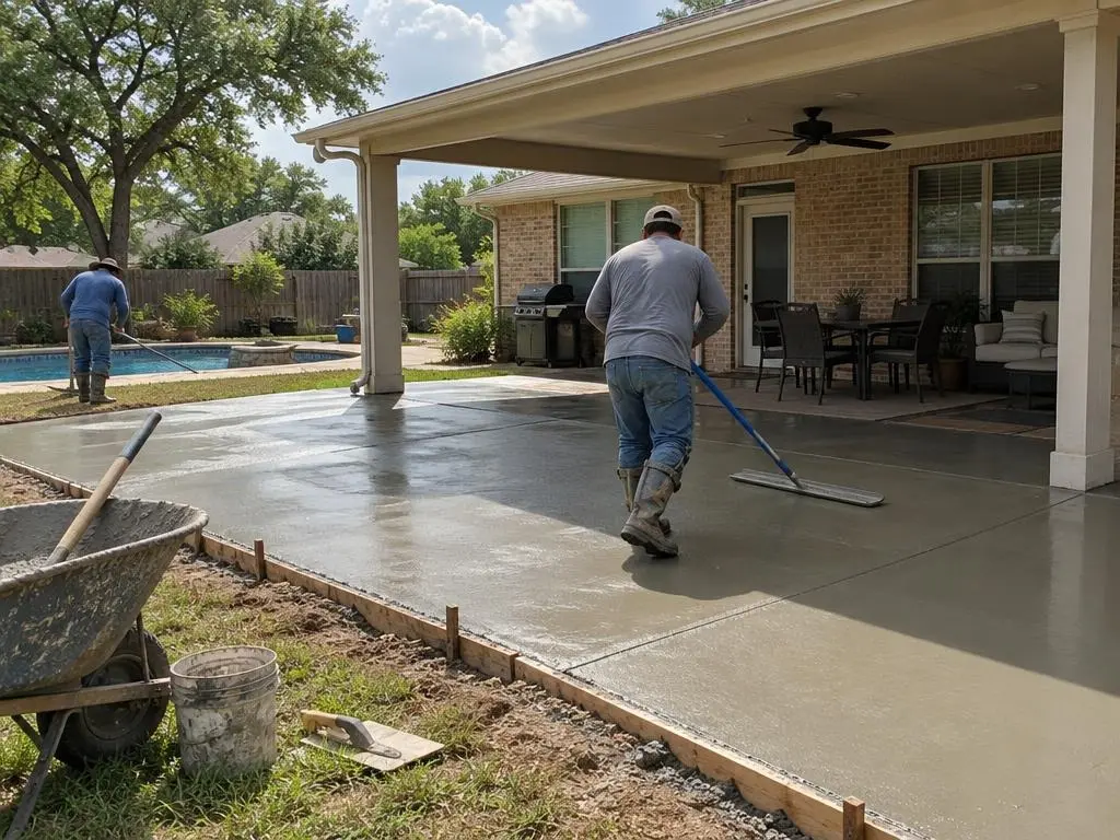 Concrete Patios in Mesquite, TX